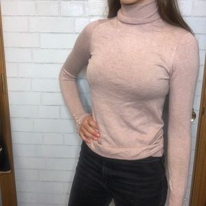 Zara pink turtle neck